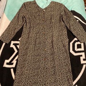 🌺Vintage Petite Flower Dress With Tie Belt🌺